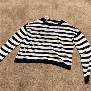 SO striped hoodie